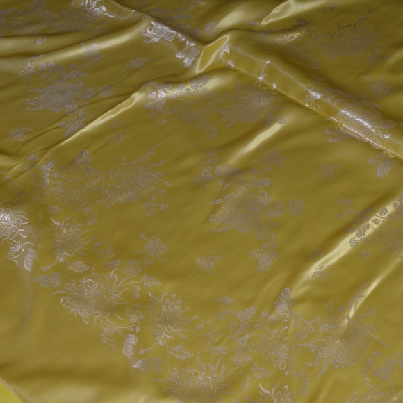 Tablecloth, fabric.  China.  1950s Color Limon Like new - Picture 2 of 8